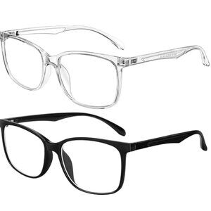 2 Pack Blue Light Glasses for Women and Men